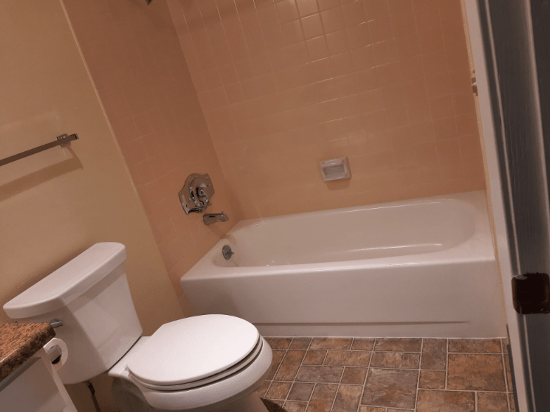 Bathroom in Eagle Cap Cottonwood Apartments in Joseph, Oregon