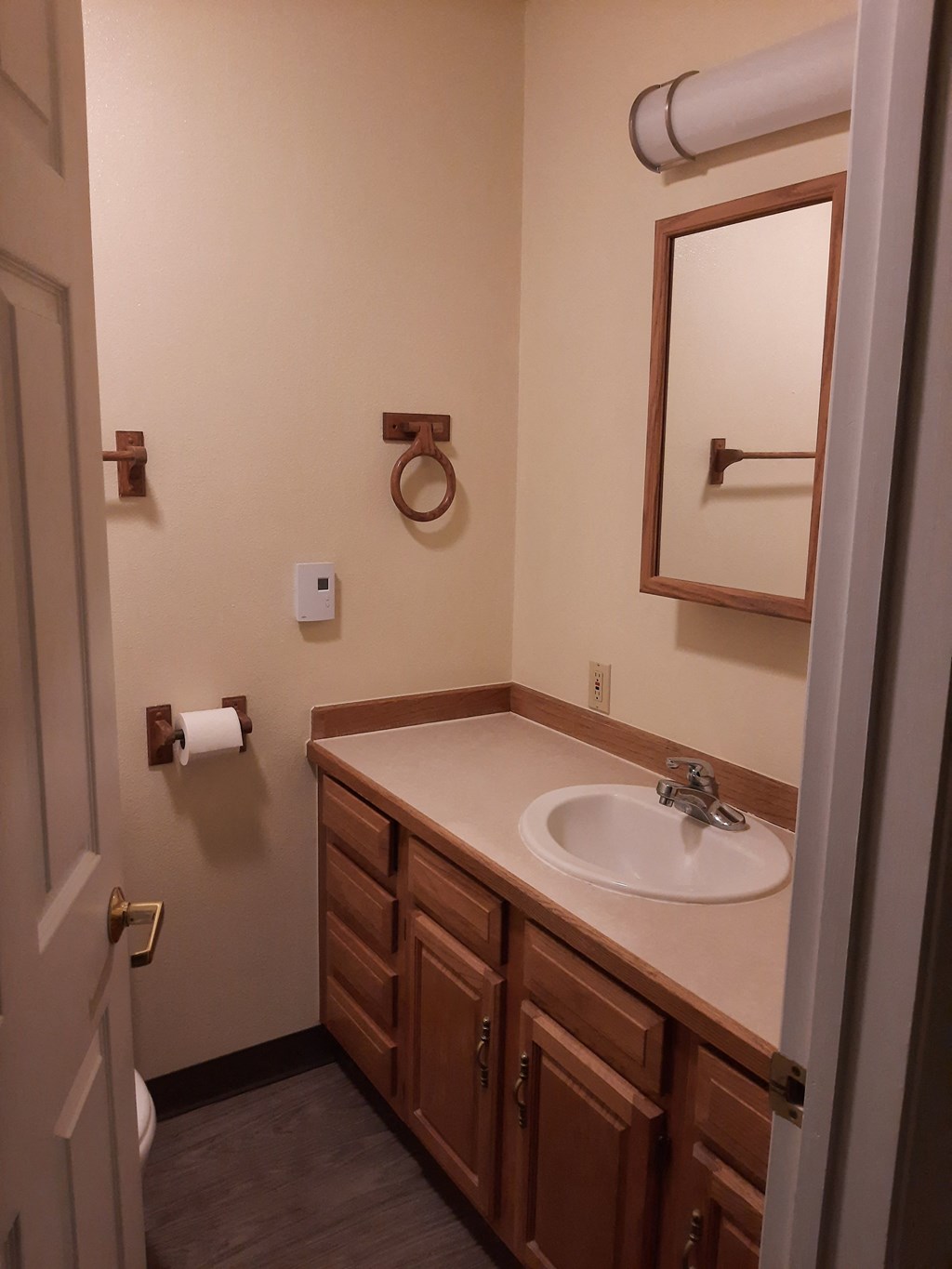 Bathroom in Leisure Way Too Apartments in Wallowa, Oregon