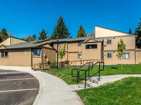 the building in which the campsite is located