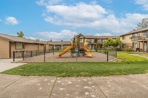our apartments have a playground for your kids to play
