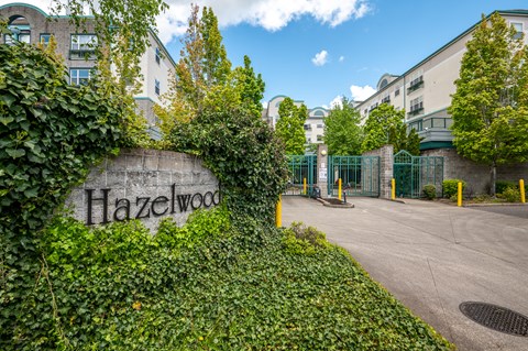 Hazelwood Entrance Sign