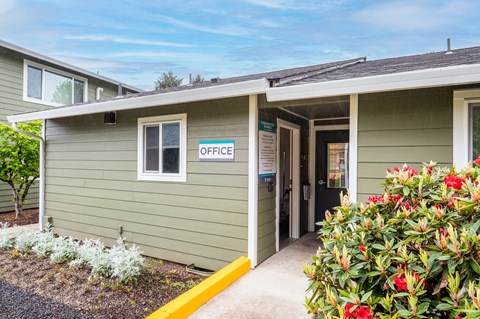 our office is located in the front of our building