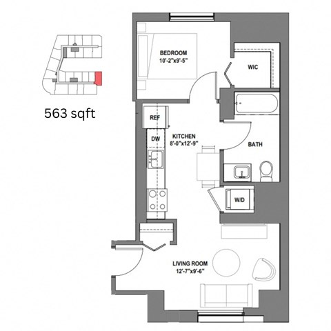 the floor plans for the apartments include two bedrooms and two baths