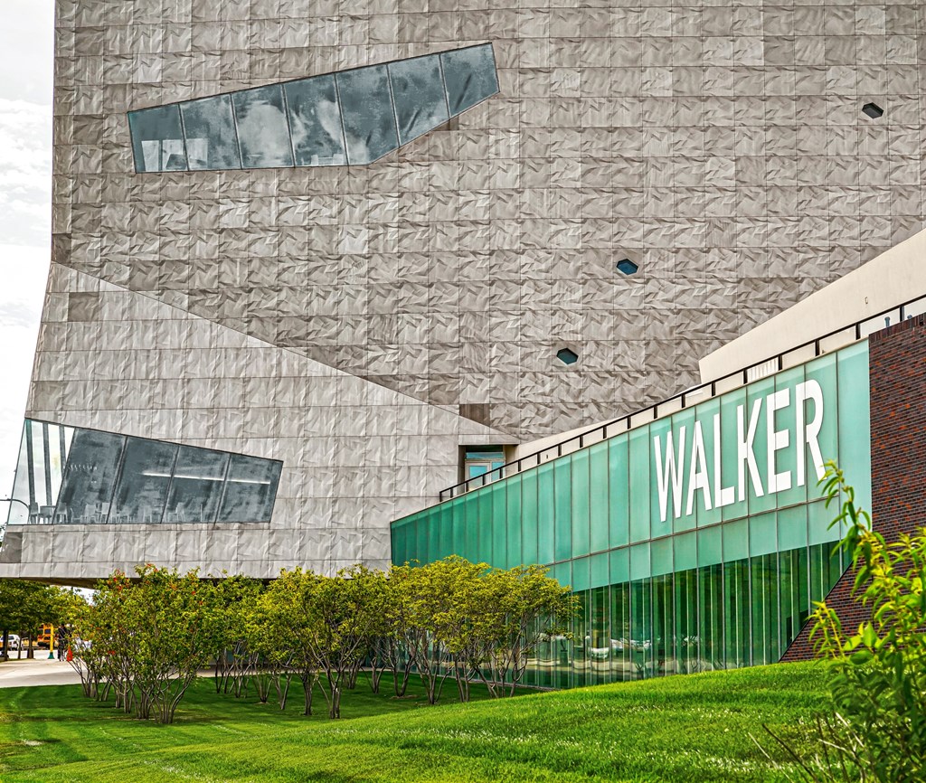 the facade of the walker building