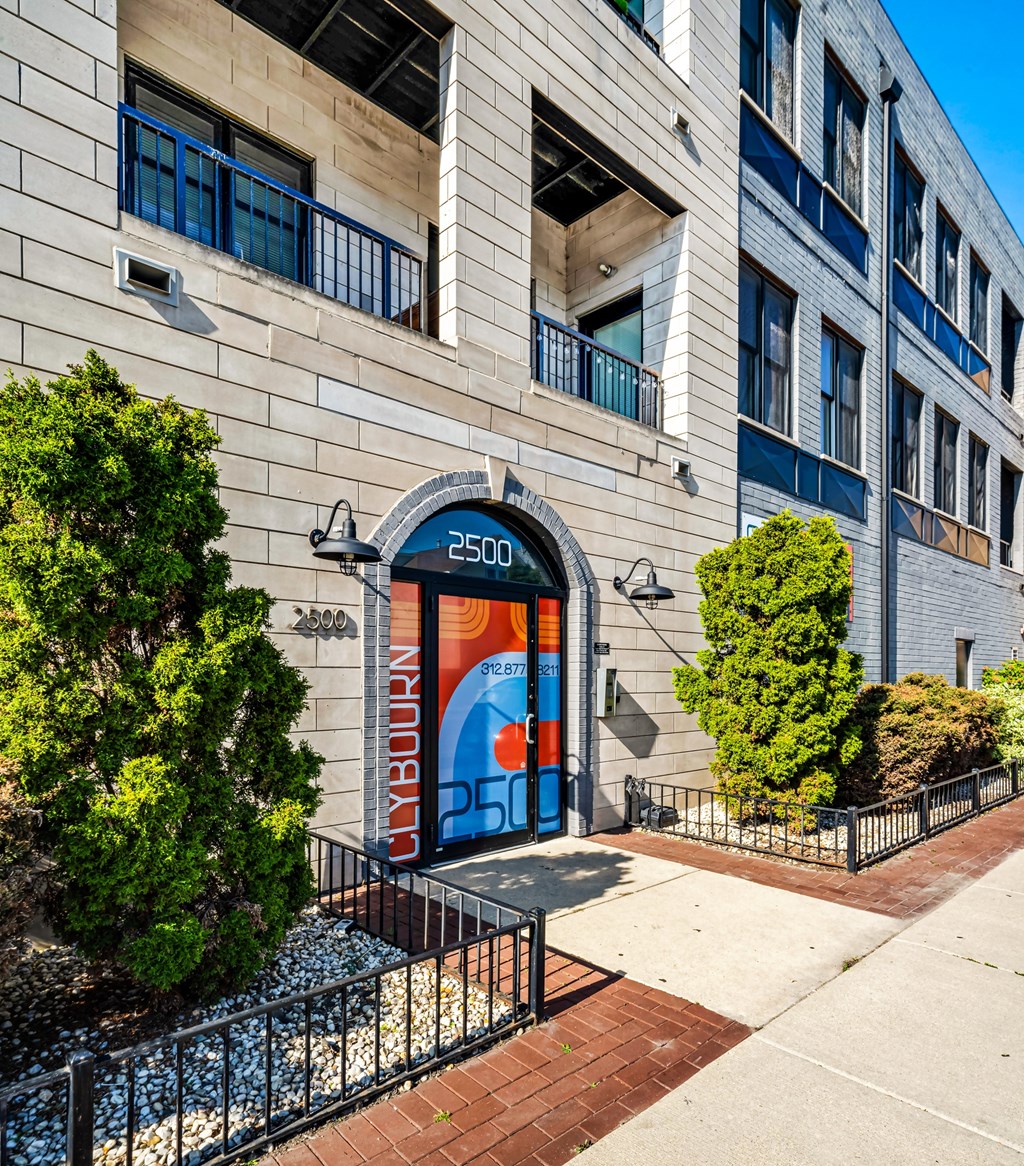 A building with a sign that says 2500 Cybulska.