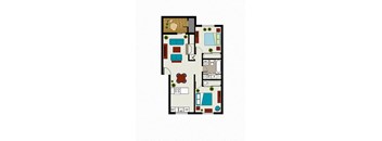 2 Bed, 1 Bath