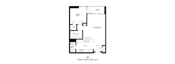 A1 - One Bedroom One Bath