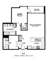 A4 - One Bedroom One Bath
