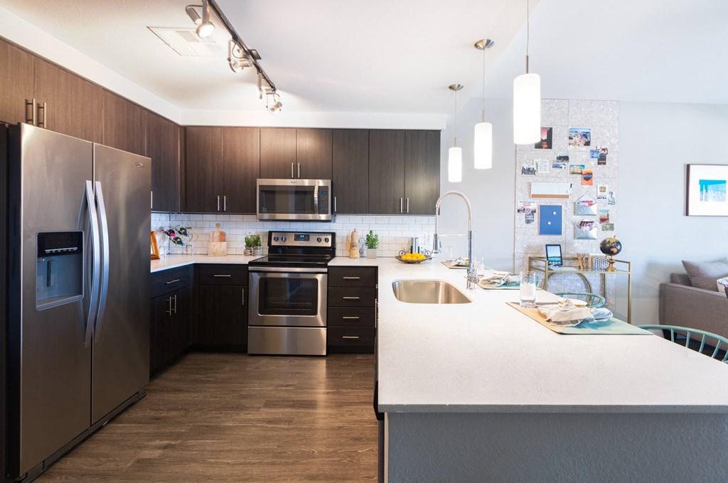 Stainless Steel Appliances In Kitchens At Union at Roosevelt Apartments In Phoenix, AZ