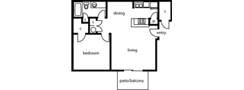 1 Bed/1 Bath