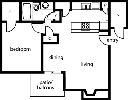 A2 Floor plan