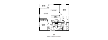 B1 - Two Bedroom Two Bath