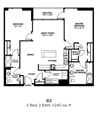 B2 - Two Bedroom Two Bath
