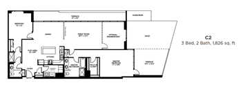 C2 - Two Bedroom 2 Bath