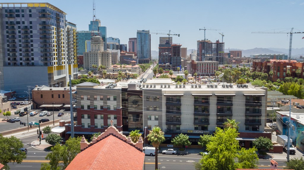 Exterior Building View Of Union at Roosevelt Apartments In Phoenix, AZ