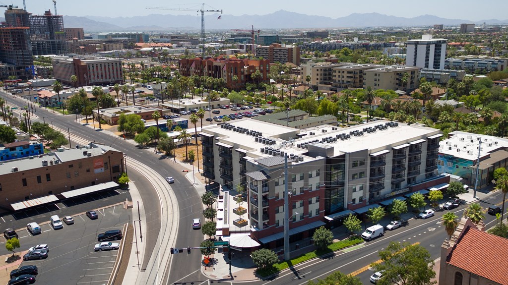 Exterior View Of Union at Roosevelt Apartment Building In Phoenix, AZ