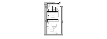 a floor plan of a small house
