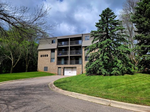 the building where the apartment is located