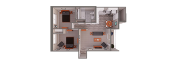 Two Bedroom_807sqft at 151 Ocean Road LLC, Rhode , 02882