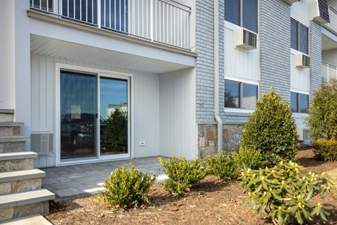 Large patio with lovely views  at 151 Ocean Road LLC, Narragansett, RI