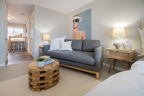 Bedroom seating area at 151 Ocean Road LLC, Narragansett, RI