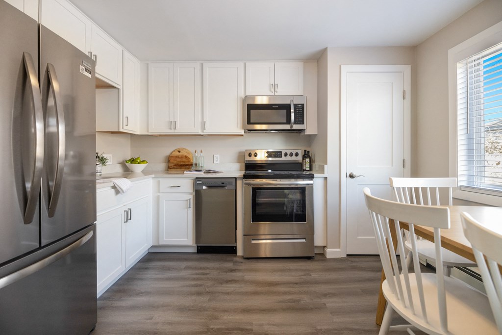 Upscale Stainless Steel Kitchen Appliances With Double Door Refrigerator at 151 Ocean Road LLC, Rhode
