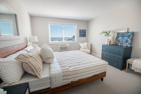 Well Decorated Bedroom With Plenty Of Natural Lights at 151 Ocean Road LLC, Rhode