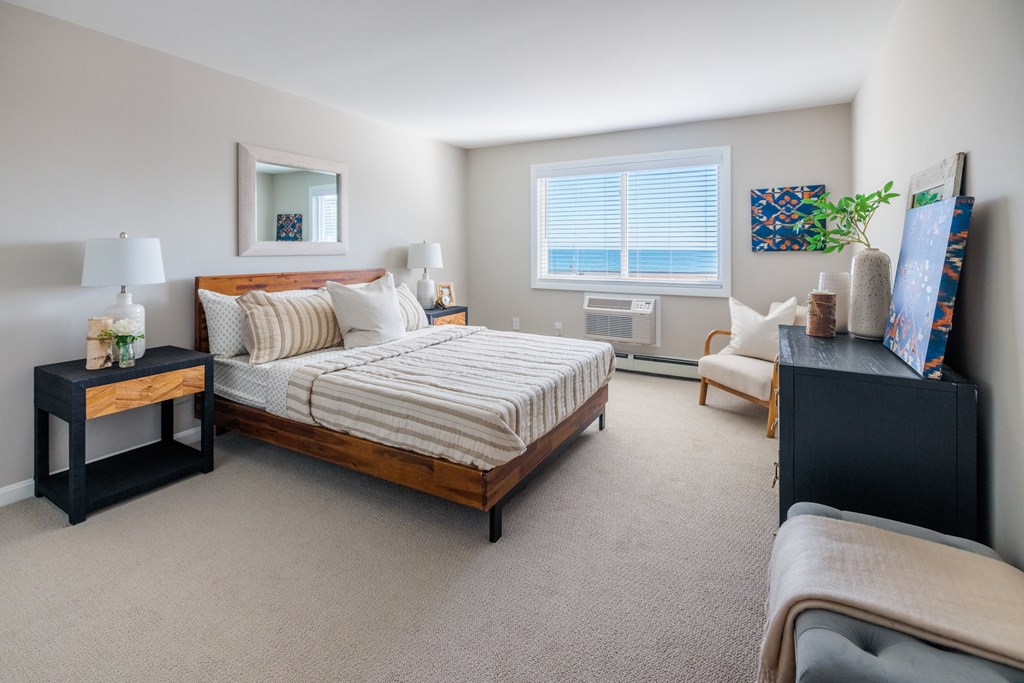 Carpeted Bedroom at 151 Ocean Road LLC, Narragansett, RI