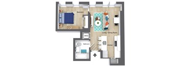 One Bedroom Apartment at 26 West Broadway South Boston Apartments