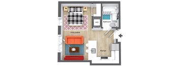 26 West Broadway Apartment Rentals in South Boston Studio