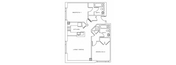 2 Bed Apartment Floor Plan