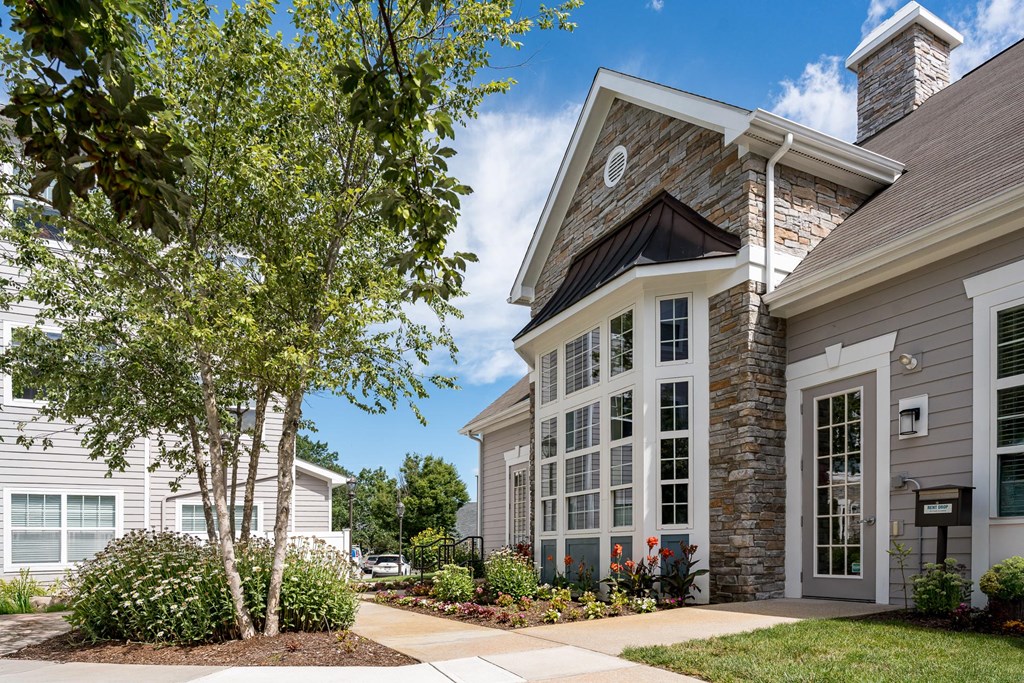 The leasing center and clubhouse.