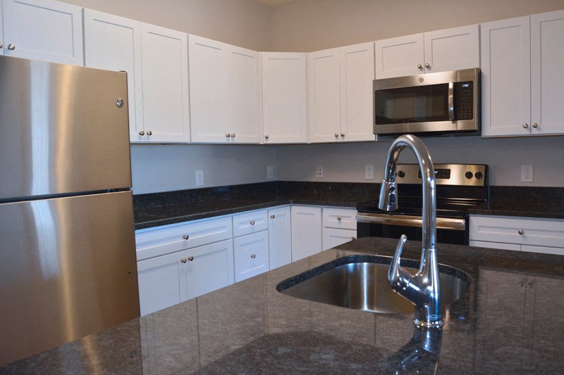 kitchen with granite counters