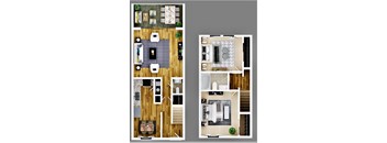 Two Bedroom 1.5 Bath TH