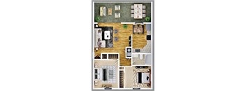 Two Bedroom One Bath