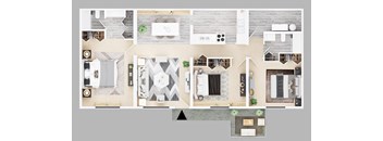 Three Bedroom Two Bath