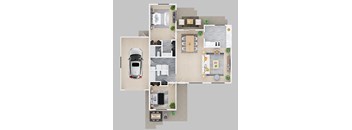 Cypress - 2x2 - 1300 sq. ft. with Garage