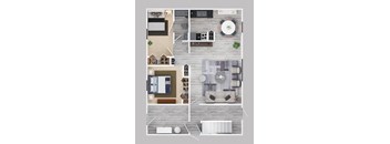 Two Bedroom One Bath