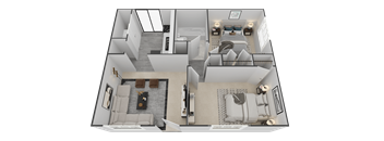 the legacy at walnut creek apartments floor plan with bedroom and living room