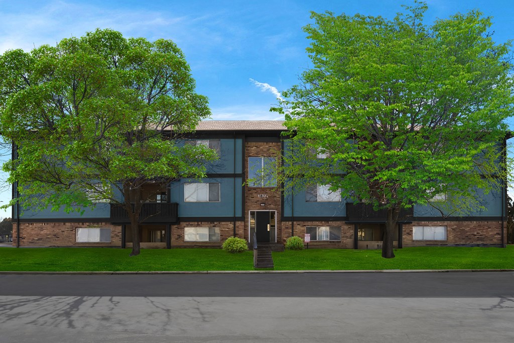 the building where the apartment is located