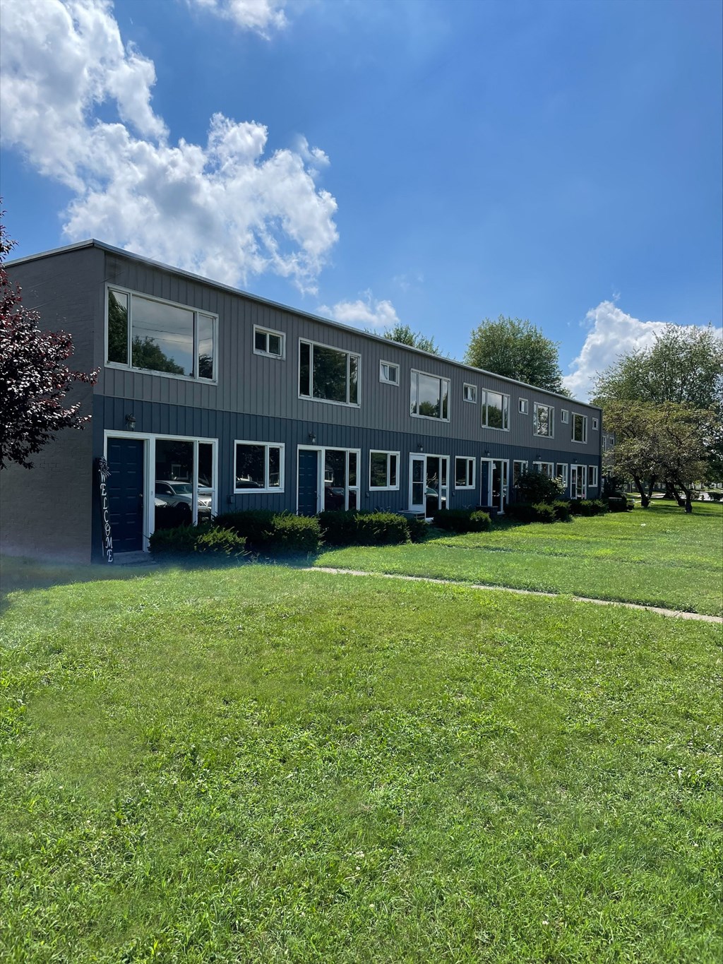 Lush Green Landscape at Townhomes at 28th, Columbus, IN