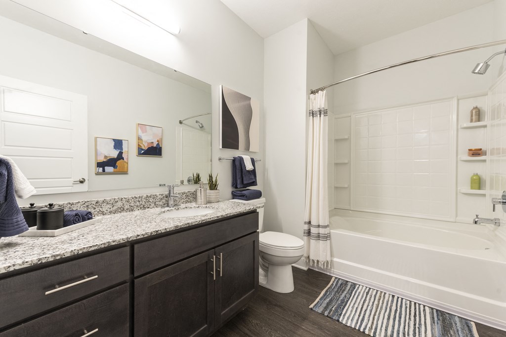 Bathroom With Bathtub at Wesmont, Indiana, 46202