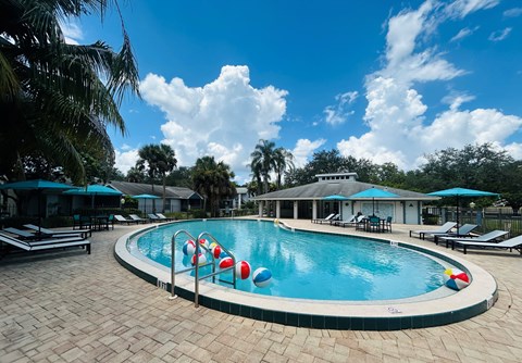 Swimming Pool at Aqua Bay Apartments in Naples, FL 34116