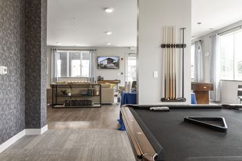 Clubhouse With Billiards Table at Wesmont, Indianapolis, IN, 46202
