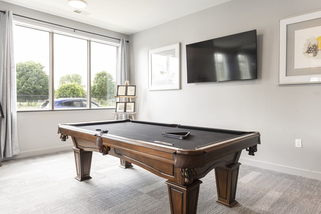 Billiards Table at Wesmont, Indianapolis, Indiana