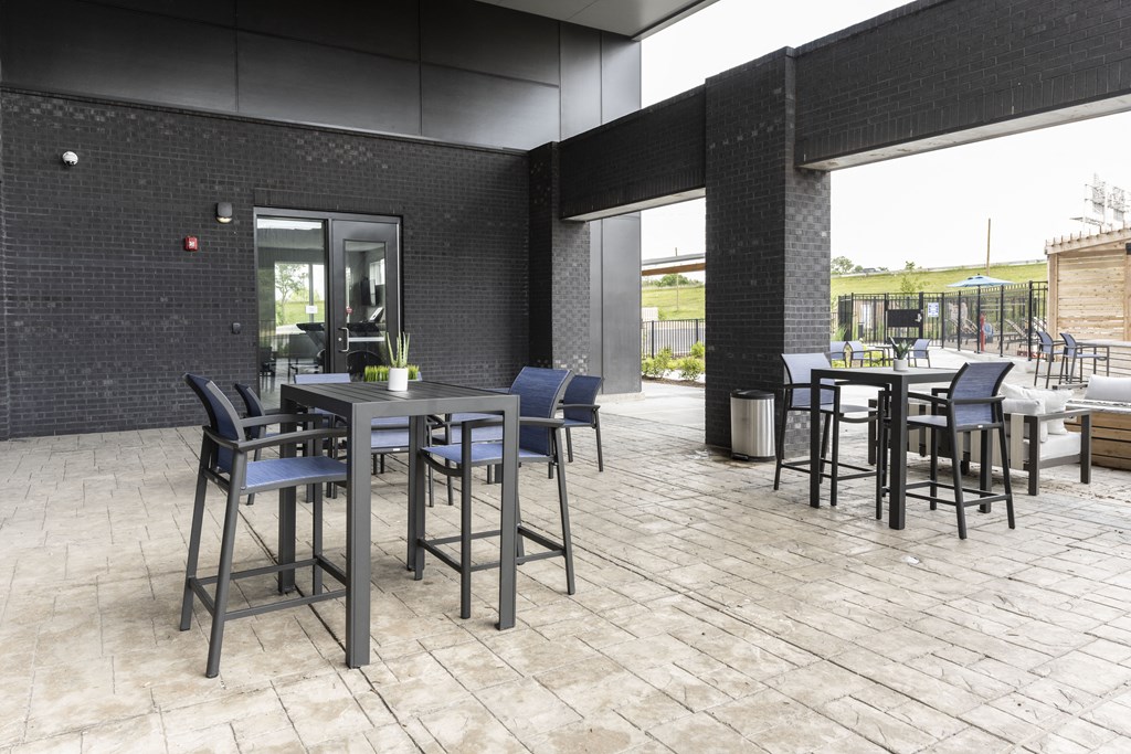 Outdoor Patio at Wesmont, Indianapolis, 46202