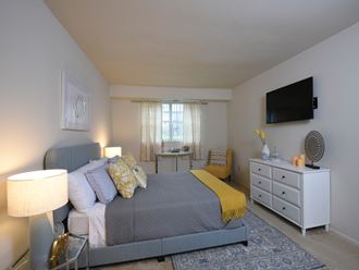 Spacious master bedroom with on suite bath