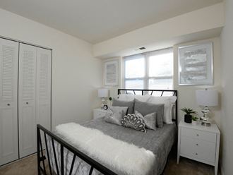 Spacious Bedroom With Closet at Woodsdale Apartments, Abingdon, MD - Photo Gallery 5