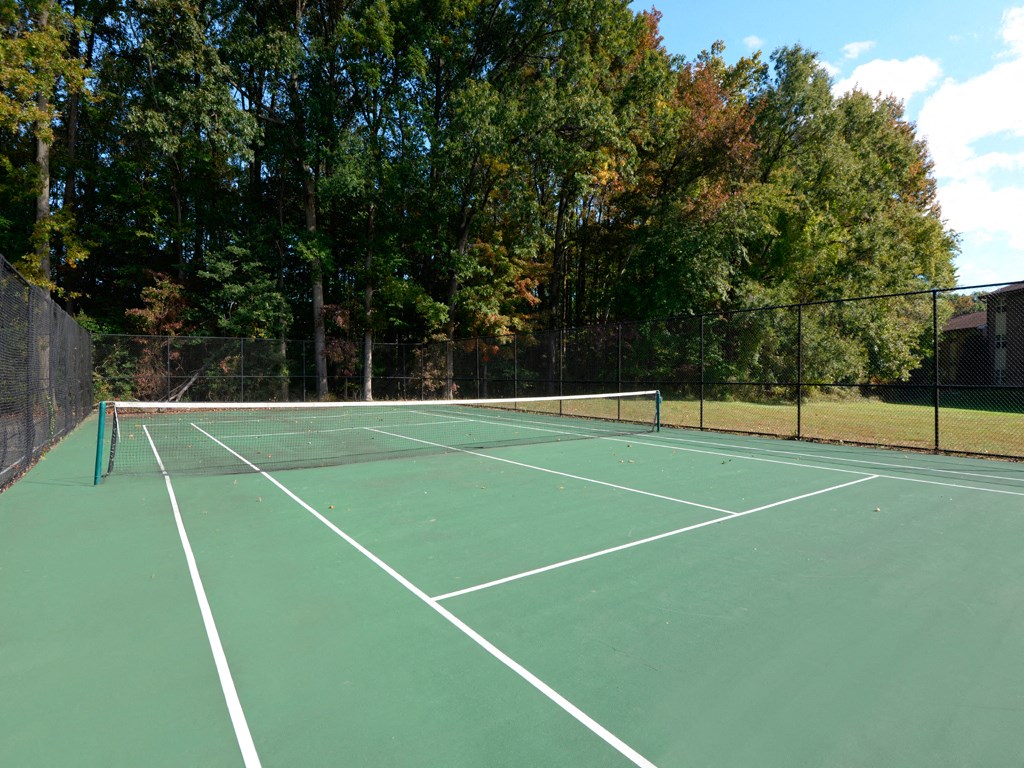 Full Sized Tennis Court at Woodsdale Apartments, Abingdon, Maryland