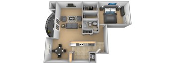 Spacious 1 Bedroom Apartments at The Brittany in Pikesville